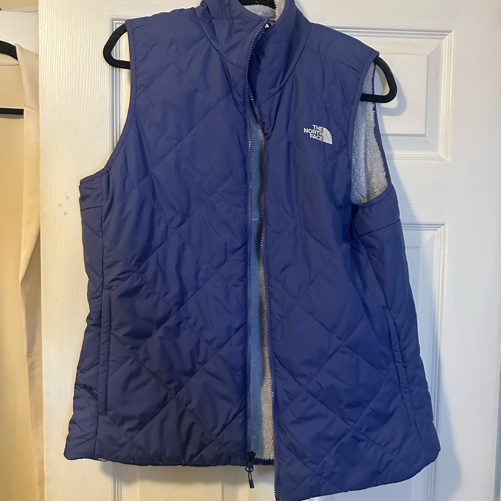 Northface Fleece Lined Purple Vest